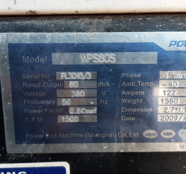 GENERATOR SILENT KAPASITAS 85 KVA SEWA PERSHIFT - PERUSAHAAN GTORENT MITRA PERUSAHAAN RENTAL ALAT PROJECT DI GORONTALO