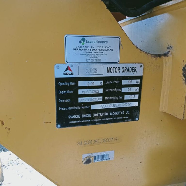 MOTOR GRADER STANDAR SEWA PERSHIFT - PERUSAHAAN GTORENT MITRA PERUSAHAAN RENTAL ALAT PROJECT DI GORONTALO